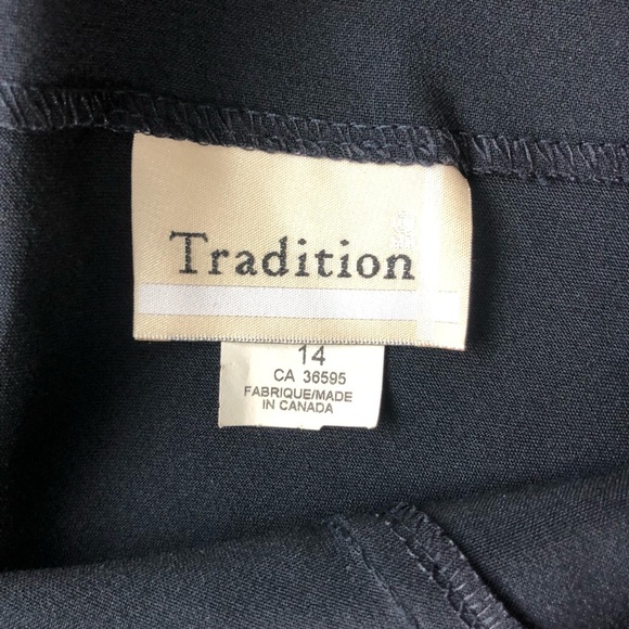 NWT VINTAGE TRADITION NAVY BLUE SKIRT - Picture 5 of 8